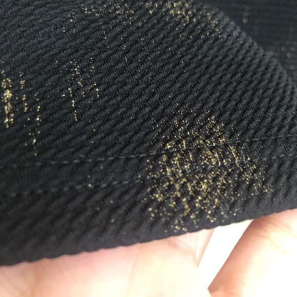 COLLECTIVE CONCEPTS Large (fits small) Short Sleeve Knit Top Black NWOT - Picture 6 of 12